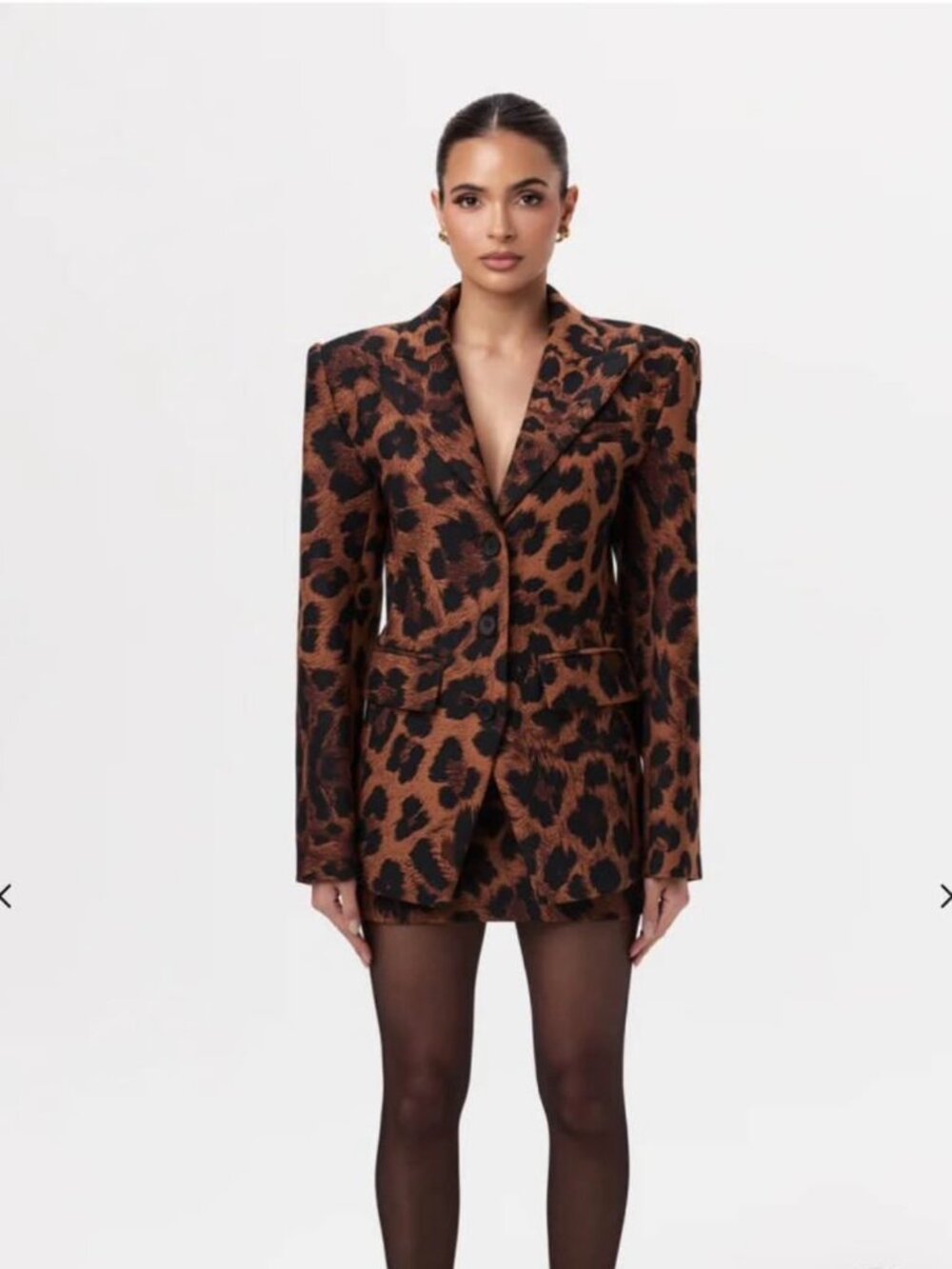 Stunning Naked Wardrobe leopard print blazer, worn only once!